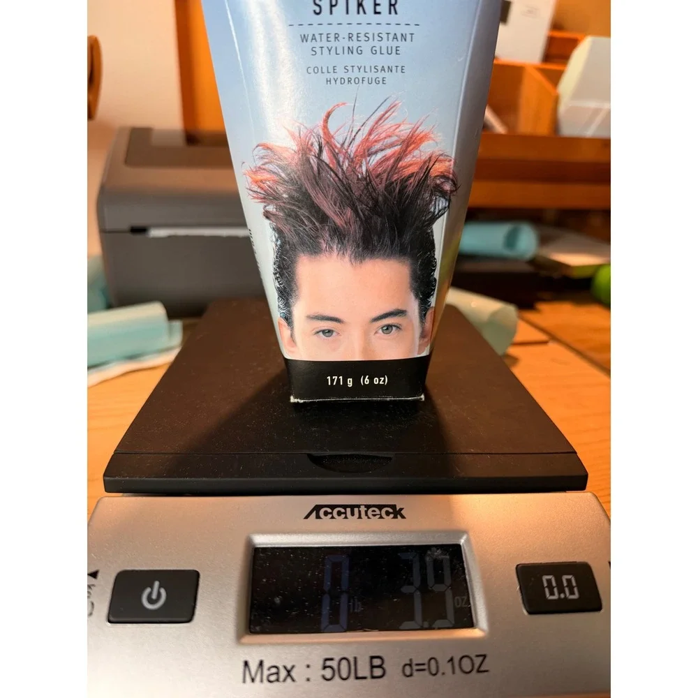 Joico ICE Spiker Water-Resistant Styling Glue Wicked Grip 6 oz Tube Half Full